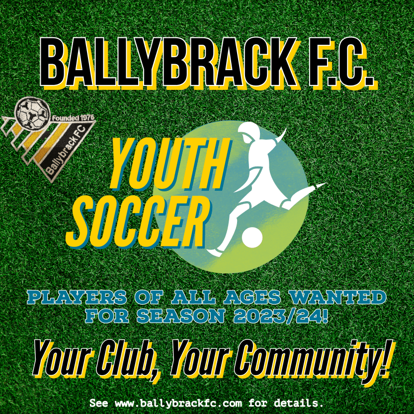 BALLYBRACK FC U14s LOOKING FOR NEW&nbsp;PLAYERS